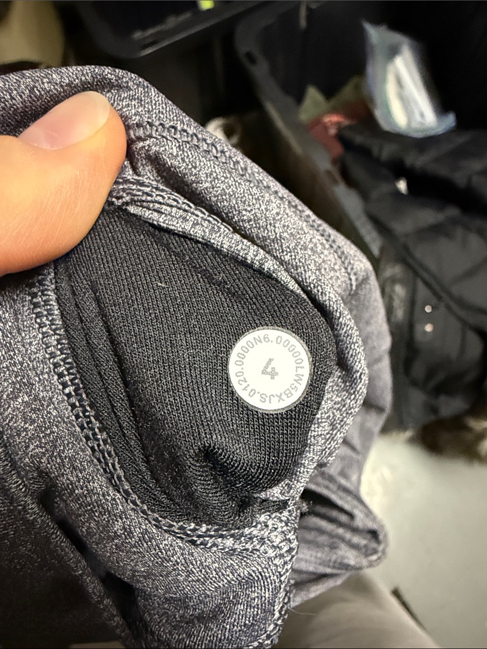 lululemon Align High Rise  Heathered Slate Gray Leggings - Picture 5 of 5